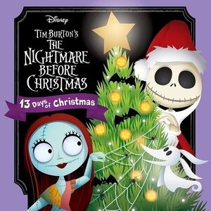 NEW-The Nightmare Before Christmas Hardcover Book 13 Days of Christmas 🎃 🎅🏻